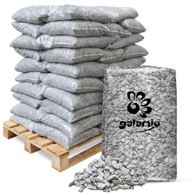Granitsplitt Ziersplitt Edel Deko Stein Garten Terrasse Natur Dekor 16-22mm 20kg x 50 Sack 1.000kg / 1 Palette