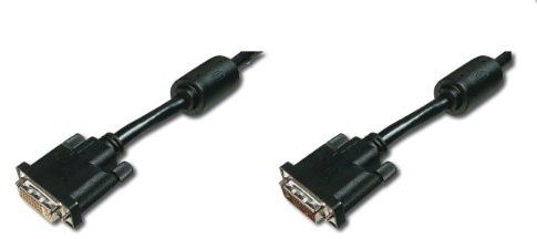 DIGITUS ASSMANN Electronic AK-320200-100-S Câble Audio vidéo - Câble AV (10m, DVI-D, DVI-D, DVI, DVI-D (24+1), 2560 x 1600, 1920 x 1080) Noir