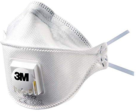 3M Aura Atemschutzmaske 9322+, FFP2, mit Cool Flow Ausatemventil, EN-Sicherheit zertifiziert, 10 Stück