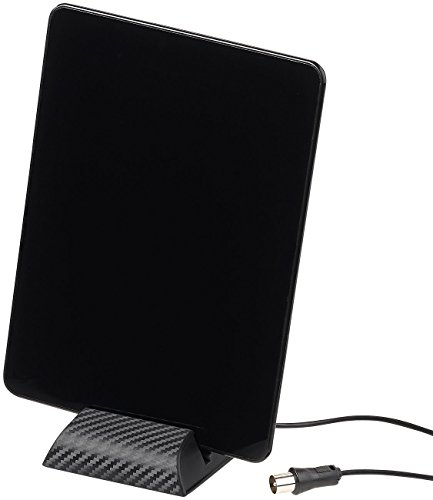 auvisio Aktive DVB-T2-Antenne, Full-HD-Empfang (H.265/HEVC), 44 dB, LTE-Filter