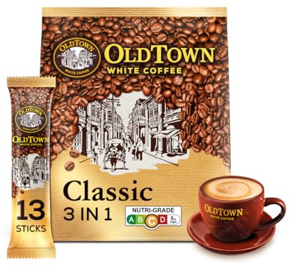OLD TOWN 3 in 1 Classic White Coffee, 21.2 Ounce