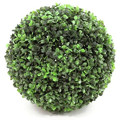 kunstpflanzen-discount.com Sfera di bosso Artificiale, Diametro: 25 cm