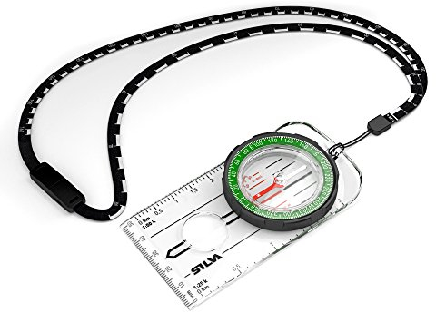Silva Kompass Outdoor - Ranger Wanderkompass - Kartenmaßstäbe 1:25k & 1:50k - Marschkompass für Grundlegende Outdoor-Aktivitäten - Drehbares Kompassgehäuse - Kompass Militär und Wandern
