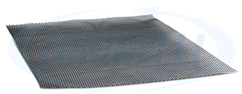 MC Ristorazione Retina Tappetino per stoviglie, salvastoviglie e Proteggi scaffali e cassetti della Cucina, Antiscivolo, Trasparente, Made in Italy, Rotolo da 1 mt x 60 cm, Grigio, 100x60 cm