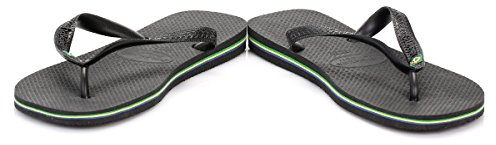 Havaianas - Brasil, Infradito Classiche, Comode E Resistenti, Tributo Alla Coppa Del Mondo Del 1998, Cinturini Con Bandiera Del Brasile, Suola Antiscivolo Con Strisce Del Brasile, Unisex Adulti