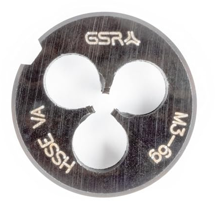 PROFI Schneideisen Metrisch M3, HSSE-VAP für Edelstahl VA, Außengewinde, DIN 22568