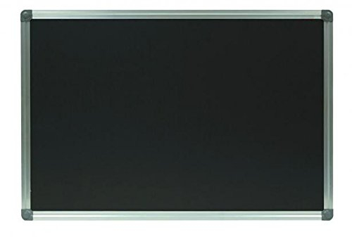 Kreidetafel/Schultafel,schwarz, magnetisch, mit Alurahmen (80 x 120 cm)