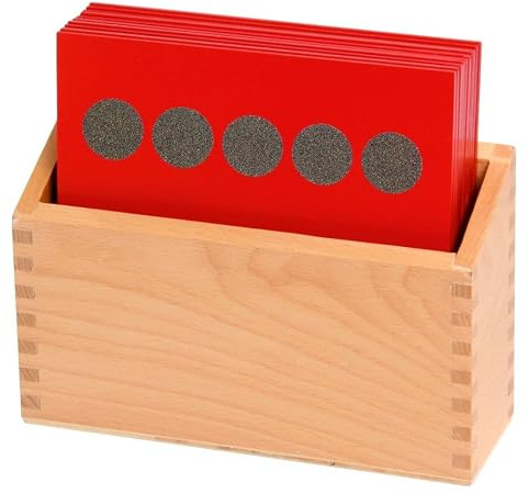 Betzold Sandpapier-Mengenbilder im Holzkasten | Mathematik, Grundschule