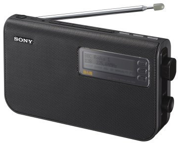 Sony XDRS55DABB Light & Compact DAB Portable Radio