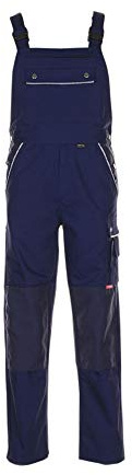 Planam Herren Canvas 320 Herren Latzhose Latzhose Canvas 320 Größe 50 in kornblau (1er Pack)
