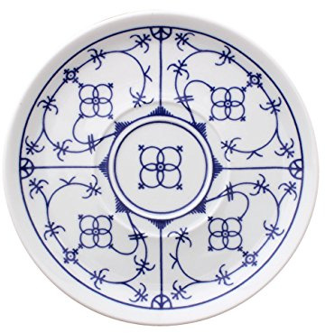 ESCHENBACH 65279204347317 Tallin Untertasse 14,5 cm, Porzellan, indischblau