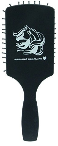 Tail Tamer Long Tooth Grooming Brush - Black