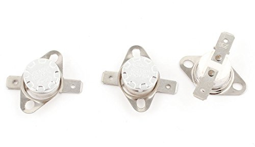 sourcing map 3 Stk. KSD301 NC Temperaturschalter Thermostat 230 Celsius 10A | 250V