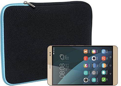 Slabo Tablet Tasche Schutzhülle für Huawei MediaPad X2 Hülle Etui Case Phablet aus Neopren – TÜRKIS/SCHWARZ