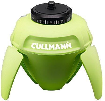 CULLMANN - 50221 - SMARTpano 360 - Elektronischer Panoramakopf mit IR-Fernbedienung für Kamera/Smartphone - Grün
