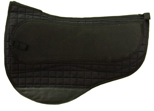 A&M Reitsport Spezielles Sattelpad 856 Western für baumloser Sattel, Farbe:Braun