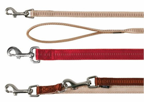 Trixie Softline Elegance Leine, M–L: 1,00 m/20 mm, dunkelbraun