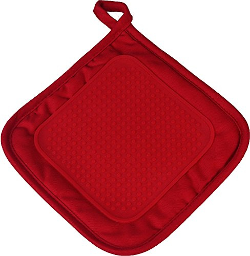Ligne Décor - 1790113, Presina Da Cucina , 19 X 19 Cm , Cuistot , Policotone+Silicone , Rosso