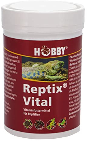 Hobby Reptix Vital, Vitaminpulver für Reptilien, 120 g