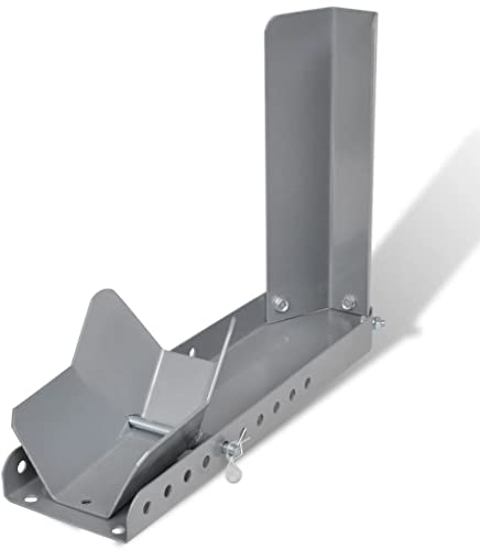 vidaXL Motorcycle Wheel Stand 10 Holes Motorbike Chock Storage Support Holder