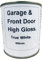 1 x 500ml Pure White High Gloss Front & Garage Door Paint