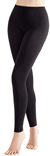 Lytess - Legging Minceur de Nuit - Minceur et Réduction de Cellulite - Sublimer Votre Silhouette - Actifs Cosmétotextiles Naturels - L/XL : 44-48 - Noir