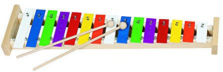 Goki 61998 - Musikinstrument - Xylophon mit 15 Tönen