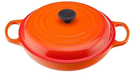 Le Creuset - Sartén de hierro fundido esmaltado redonda, 3,5 l