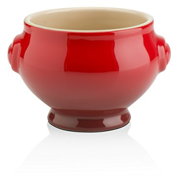 LE CREUSET Heritage Soup Bowl, Ceramic, Cerise, 0.6 Litre