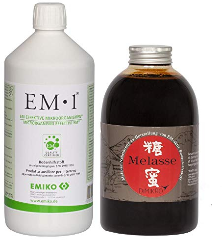 EM 1 Urlösung (EMIKO)+ Melasse (DIMIKRO)(je 1 Liter)+ Infobroschüre über EM - Effektive Mikroorganismen