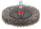 wolfcraft Stainless Steel Wire Wheel Brush, Ø 75 mm I 2711000 - for preparing soldering and welding jobs - for de-rusting and cleaning - Stainless steel (Inox), Metal, Non-ferrous metal, Sheet steel