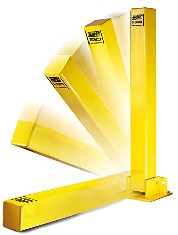 Maypole Heavy Duty Foldable Security Post Driveways, Carports, Garages Bolt Fixed Type