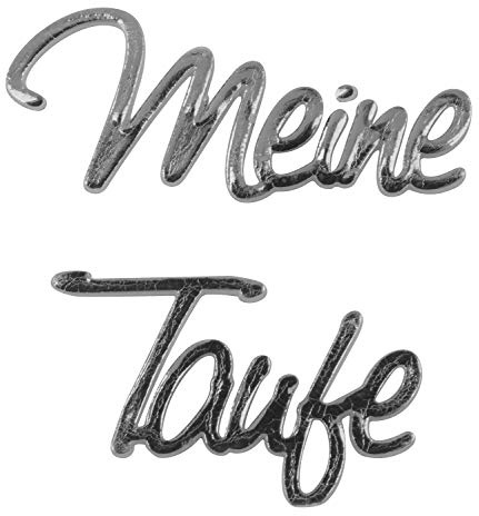 Unbekannt Knorr prandell Wachsschrift Meine Taufe Silber