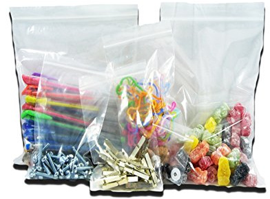 100 Extra Large Clear Transparent Plastic Resealable Gripseal Grip Press Seal Lock Packing Packaging Storage Bags - Size 13 x 18 / 325 x 450mm