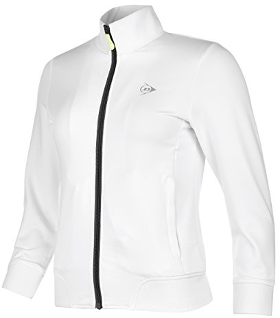 K-Swiss Performance flicka D AC Club Girls stickad jacka Anthra-jacka, vit/antracit, 128