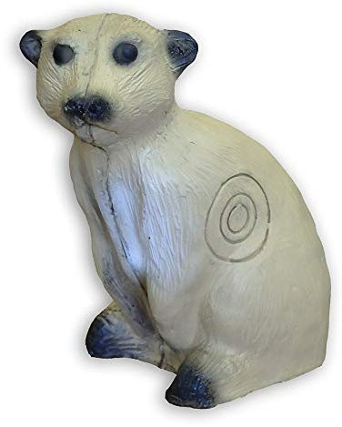 Leitold Erdmännchen - sitzend; Ziel oder Zielscheibe für den Bogensport, Bogenschießen, Pfeil und Bogen, Armbrust Sport, 3D