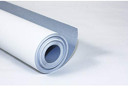 Clairefontaine 34161C - Un rouleau de papier à peindre 10x1 m 120g (1 face blanche, 1 face bleue)