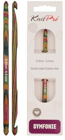 KnitPro Symfonie Doppelseitige Häkelnadeln | 6mm - 6,5mm