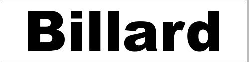 KIWISTAR - Werbeplane - Billard - 300cmx100cm - Plane Banner Gerüstplane