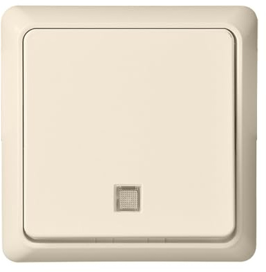 elso Interrupteur Lumineux 10 A Borne kpl, Blanc Pur, 242134