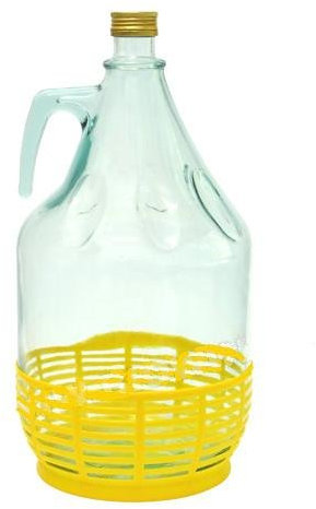 BDP5Z - Botella de cristal con cesta de plástico (5 L)