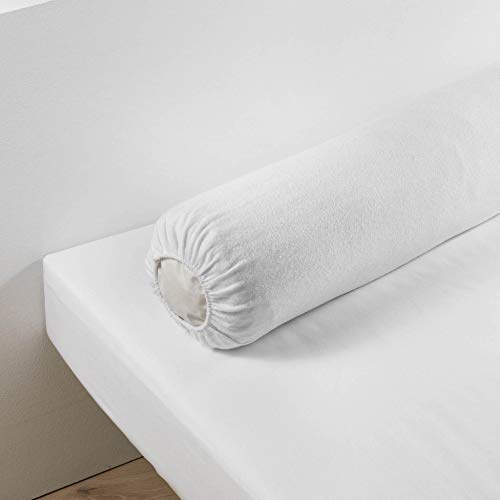 Protège Traversin (Diamètre 45 x 145 cm) Molly Blanc, Molleton