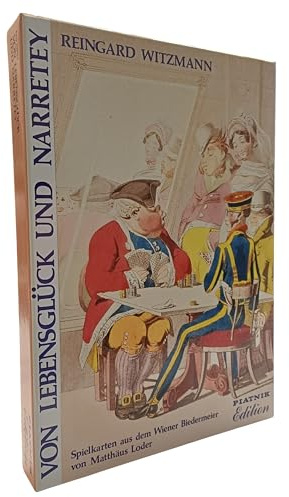 Piatnik 2861 - Kartenspiel Biedermeier mit Begleitbroschüre, 2 x 36 Blatt