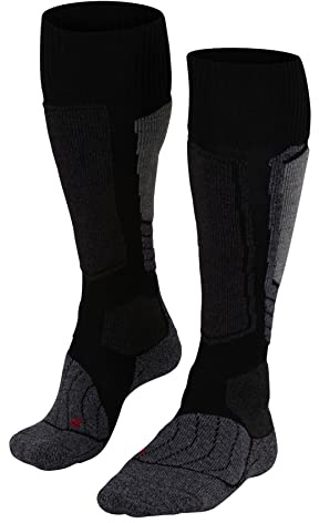FALKE SK1 Comfort W Kh lana filo funzionale caldi spessi 1 paio, Calzini da sci Donna, Nero Black-Mix 3010, 35-36
