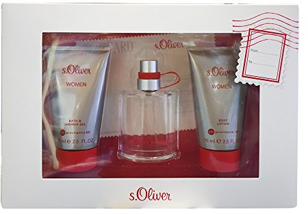 s.Oliver Women Geschenkset für Sie (Bath & Shower Gel 75 ml, Eau de Toilette 30ml & Body Lotion 75ml)