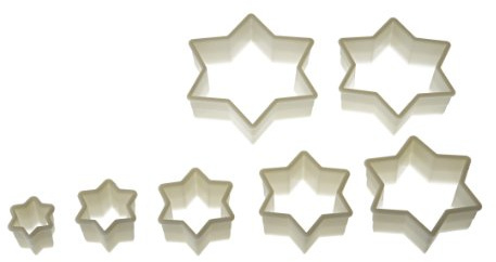 Silikomart 72.312.87.0069 NYLON CUTTER 12 STAR - FROM ø 4 CM TO ø 13 CM