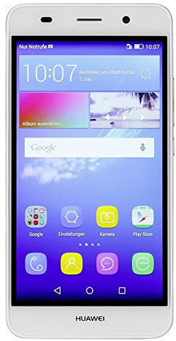 Huawei Y6 Smartphone (5 Zoll (12,7 cm) Touch-Display, 8 GB interner Speicher, Android 5.1) weiß