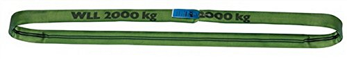 Rundschlinge L.2m/D.4m gestreckt 2t U-Lage 4t mit Doppelmantel
