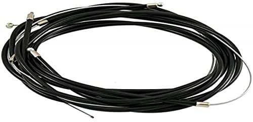 Bowdenzug R163620150 Set für RMS für Piaggio / Vespa Ciao PX - inklusive Außenhüllen | Seilzug Set mit 4 Zügen und schwarzen Außenhüllen, Edelstahl; Zuglängen 89,5-188 cm; kompatibel mit Piaggio Ciao PXV, Ciao 50