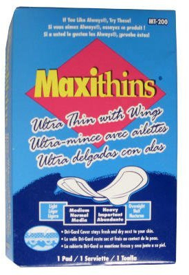 Hospeco MT-200 Maxithins Sanitary Napkins (HOSMT200) Category: Sanitary Napkins by Hospital Specialty